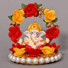 Handmade Ganesha idol crafted from high-quality resin, featuring intricate details, perfect for home and car decoration, symbolizing prosperity and wisdom.