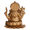 Handmade Lord Ganesha idol crafted from high-quality resin, featuring intricate details and a captivating design, perfect for home or altar decor