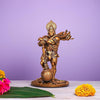 Handmade Lord Hanuman murti idol crafted from marble dust and resin, symbolizing strength and devotion, ideal for home, office, or altar.