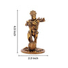 Handmade Lord Hanuman murti idol crafted from marble dust and resin, symbolizing strength and devotion, ideal for home, office, or altar.