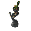 Handmade Lord Krishna idol, beautifully crafted resin statue ideal for home, office, or altar, representing Hindu deities and spirituality.