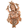 Handmade 820g metal Ganesha wall hanging, symbolizing wisdom and prosperity, perfect for home or office decor.