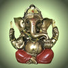 Handmade polystone Ganesha idol, symbolizing prosperity and wisdom, ideal for home decor and spiritual altars.