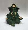 Handmade resin Ganesha idol, symbolizing wisdom and abundance, perfect for home decor and altars."
