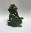 Handmade resin Ganesha idol, symbolizing wisdom and abundance, perfect for home decor and altars."