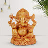 Handmade resin Ganesha idol, beautifully crafted showpiece symbolizing wisdom and prosperity, perfect for home decor or altar