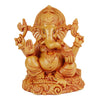 Handmade resin Ganesha idol, beautifully crafted showpiece symbolizing wisdom and prosperity, perfect for home decor or altar