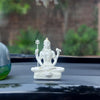 Handmade polyresin Shiva Murti, intricately designed idol of Lord Shiva, ideal for home, car, or altar, symbolizing tranquility and spirituality.
