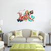 Vibrant Hanuman peel and stick wall sticker, showcasing intricate details and rich colors, perfect for enhancing home decor.