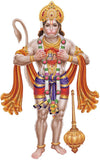 A colorful Hanuman wall sticker featuring intricate designs, ideal for home decor that honors Hindu deities and the Hindu faith.