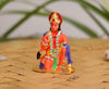 Handmade aluminum idol of Lord Hanuman, intricately designed, symbolizing strength and protection, ideal for altars and home decor.