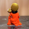 Handmade Hanuman Ji idol in resin, depicting the Monkey God in a blessing posture, ideal for altars and home decor.