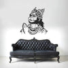 A beautifully designed Hanuman Ji wall sticker, showcasing the powerful deity in vibrant colors, ideal for enhancing home decor.