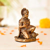 Handmade resin idol of Lord Hanumanji, featuring intricate details and a vibrant finish, measuring 5.1 L x 4 W x 8.9 H centimeters. Ideal for car dashboards, home decor, and puja rooms, symbolizing protection and strength.