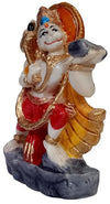 Handcrafted Hanumanji Carrying Sanjivani Parvat Idol, measuring 5L x 2W x 8H cm, showcasing intricate details, ideal for worship and decoration.