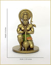 Handcrafted resin idol of Lord Hanumanji Bajrangbali, showcasing intricate details, ideal for altars, home temples, and car dashboards.