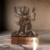 Handmade metal Kali Mata statue, intricately designed, showcasing her four arms and iconic features, ideal for spiritual spaces.
