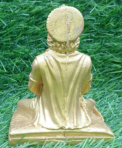 "Handmade Lord Bahubali Hanuman Ji idol made from composite stone, symbolizing joy and prosperity, ideal for home decor and altars."