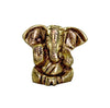 Handmade brass Lord Ganesh idol (0.4 cm x 0.6 cm x 1.2 cm), symbolizing wisdom and prosperity, perfect for pooja rooms and gifts.