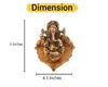 Handmade metal Lord Ganesh idol, perfect for home decor or puja gifts, symbolizing wisdom and prosperity with intricate detailing.