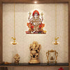 Vibrant Lord Ganesha modern art wall sticker made of waterproof vinyl, ideal for enhancing home decor and honoring Hinduism.