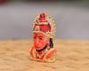 "Handmade aluminum statue of Lord Hanuman, symbolizing strength and protection, ideal for home decor, car dashboards, or altars."