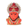 "Handmade aluminum statue of Lord Hanuman, symbolizing strength and protection, ideal for home decor, car dashboards, or altars."