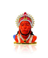 "Handmade metal idol of Lord Hanuman Bajrang Bali, symbolizing strength and protection, ideal for home decor, altars, or as a thoughtful gift."