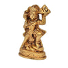 Handmade brass idol of Lord Hanuman Ji, symbolizing protection and purity, ideal for home or altar decoration.