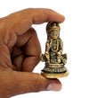 Handmade brass idol of Lord Hanuman Ji, showcasing intricate craftsmanship, ideal for spiritual decor and enhancing devotion.