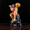 Handmade Lord Hanuman Ji idol made of resin, depicting the divine warrior atop a mountain, ideal for home, office, or altar decoration.