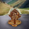 Handmade metal idol of Lord Hanuman Ji, symbolizing strength and positivity, ideal for home decor and spiritual settings.