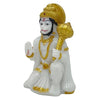 Handmade Lord Hanuman Ji marble dust idol, symbolizing strength and spirituality, ideal for home, altar, or as a meaningful gift.