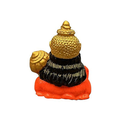 Handmade Lord Hanuman Ji polystone idol, symbolizing strength and devotion, ideal for home, car, or altar decoration.