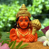 Handmade Lord Hanuman Ji polystone idol, symbolizing strength and devotion, ideal for home, car, or altar decoration.