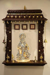 Handmade sitting idol of Lord Hanuman Ji, symbolizing protection and prosperity, ideal for home decor and spiritual spaces.