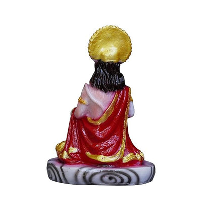 Handmade stoneware idol of Lord Hanuman Ji, intricately designed to symbolize spirituality and devotion, ideal for various settings.