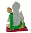 "Handmade meditating idol of Lord Hanuman in composite stone, promoting inner peace and devotion, ideal for altars and spiritual decor."