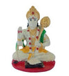 "Handmade meditating idol of Lord Hanuman in composite stone, promoting inner peace and devotion, ideal for altars and spiritual decor."