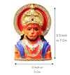 "Handmade metal statue of Lord Hanuman, symbolizing strength and devotion, ideal for home decor, altars, or as a thoughtful gift."