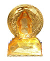 "Handmade metal statue of Lord Hanuman, symbolizing strength and devotion, ideal for home decor, altars, or as a thoughtful gift."