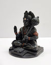 Handmade resin idol of Lord Hanuman, symbolizing strength and protection, suitable for altars and decor.