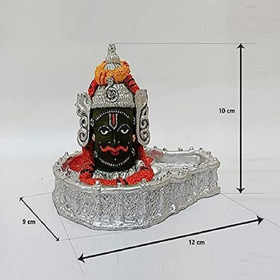 Handcrafted Lord Mahakal Bholenath idol made of durable resin, perfect for home, car, or altar decoration.