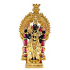 Handmade Lord Murugan statue crafted from resin, featuring intricate details, ideal for enhancing home decor, office spaces, or altars.