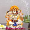 Handmade Lord Panchmukhi Hanuman resin idol, intricately detailed, symbolizing strength and protection, perfect for home, car, or altar.