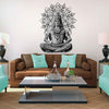 Lord Shiva meditating wall sticker, showcasing intricate design and vibrant colors, perfect for enhancing spiritual decor in homes.