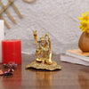 Handmade metal idol of Lord Shiva, featuring intricate details, ideal for home altar, temple, or office decor