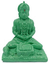 Handmade Lord Bahubali Hanuman Ji idol in composite stone, showcasing intricate details, ideal for home altars, cars, and spiritual decor.