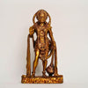 A beautifully crafted resin statue of Lord Bahubali Hanuman, depicting him holding the Sanjeevani Parvat, symbolizing strength and protection.