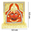 Handmade Lord Hanuman metal idol with intricate detailing, ideal for car dashboards, home decor, or mandir altars.